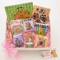 Box Capibara Completo Ideal Regalo Tendencia Kawaii - Chicas Bond