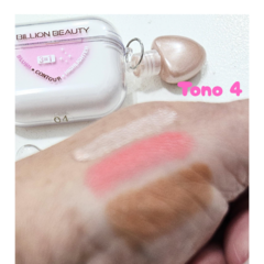 Makeup 3 en 1 Estuche Airpods Rubor + Iluminador + Contorno en internet