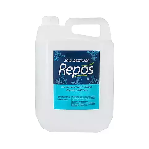 Água destilada 5 litros Repós
