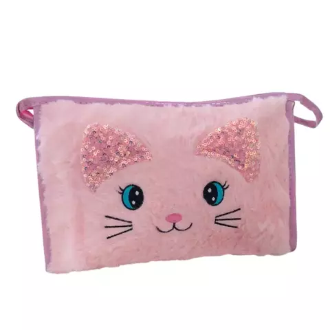 Necessaire gatinho rosa