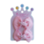 Kit dois laços rosa com flor infantil - comprar online