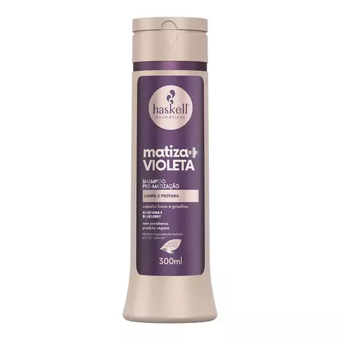 Shampoo pré-matização violeta 300ml Haskell