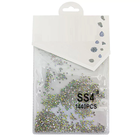Strass holográfico SS4 1440 pcs D&Z