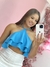 Cropped babados costas abertas - comprar online