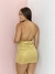 Vestido glitter decote - loja online