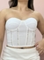 Corset Tiras Brilho - Mf Store Girls