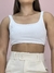 Cropped Curtinho Canelado - comprar online