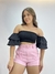 Cropped Babados Lastex - loja online