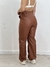 Calça Wide Leg Couro - Mf Store Girls