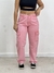 Calça Wide Leg Cargo Rosa na internet