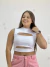 Cropped Poliamida Recortes - comprar online