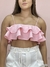Cropped babados - comprar online