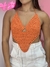 Cropped croche bico - loja online
