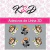 Adesivos de Unha 3D Borboleta e Tulipa Nude - comprar online