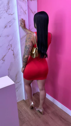 Vestido Isabella - Vernelho na internet