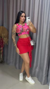 Saia Amarração - Vermelho - comprar online