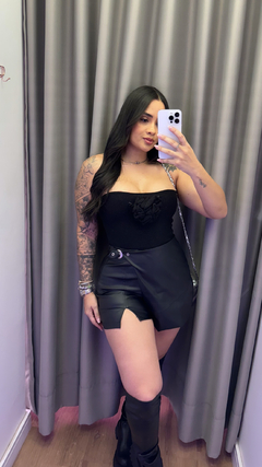 Short Saia Fivela - Preto - loja online