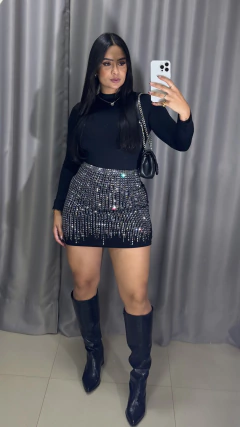 Body Cacharrel Poliamida Premium - Preto na internet