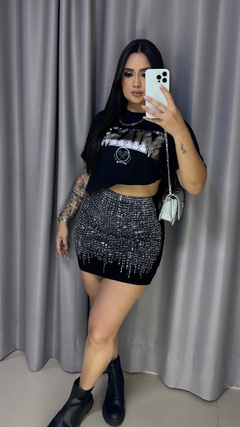 Saia Lemise - Preto - comprar online