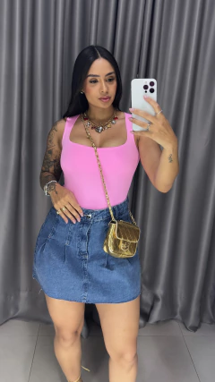 Body Antonia Poliamida Premium - Rosa