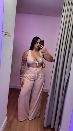 Calça Max Pantalona - Nude