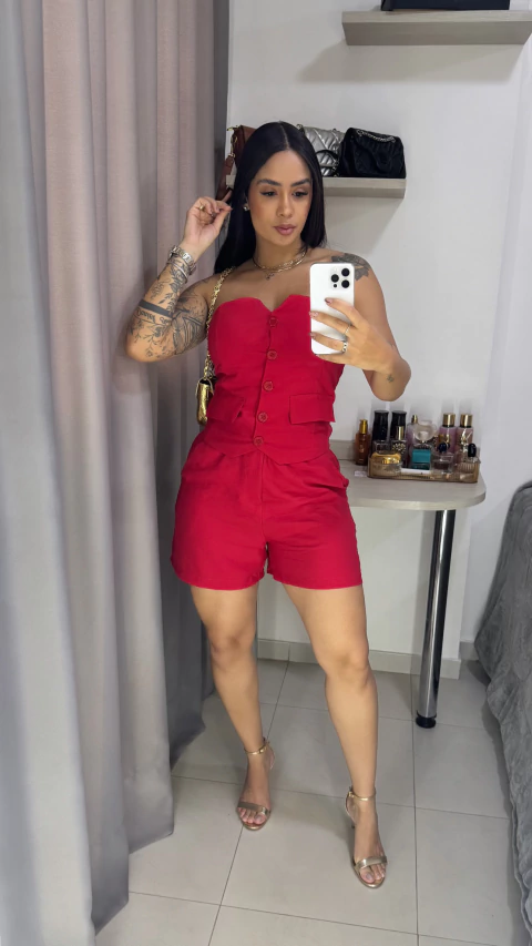 Conjunto Supresa- Vermelho