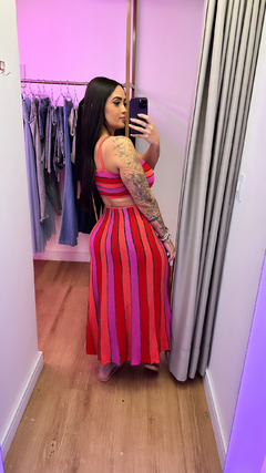 Vestido Listras com Lurex na internet