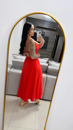 Vestido Bruna - Vermelho na internet