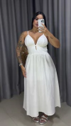 Vestido Bruna - Off - comprar online