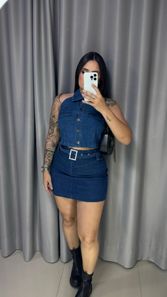 Conjunto Jeans - Lavagem Média - loja online
