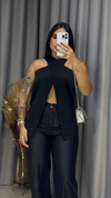 Blusa Cruzada - Preta