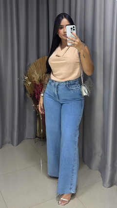 Blusa Gola Boba - Nude - comprar online