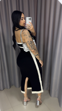 Vestido Tomara Que Caia Tricot Premium - Preto na internet