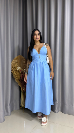 Vestido Bruna - Azul bebê