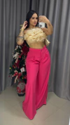 Calça Max Pantalona - Rosa