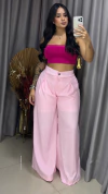 Cropped Faixa - Pink - comprar online