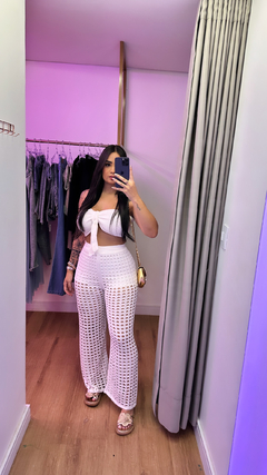 Conjunto 3 Peças Tricot Premium - Branco na internet