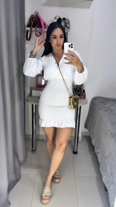 Vestido Eva Jeeh Moraes - Branco - comprar online