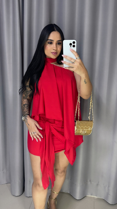 Saia Amarração - Vermelho na internet