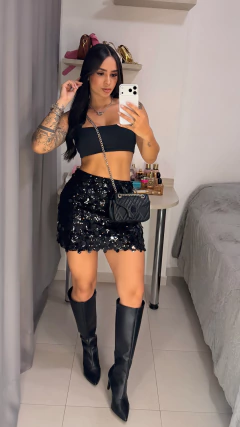 Top Jeeh Moraes - Preto