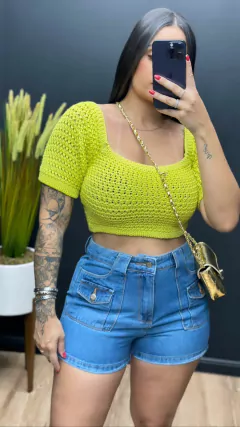 Short Jeans- Bolsos cargô na internet