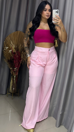 Cropped Faixa - Pink na internet