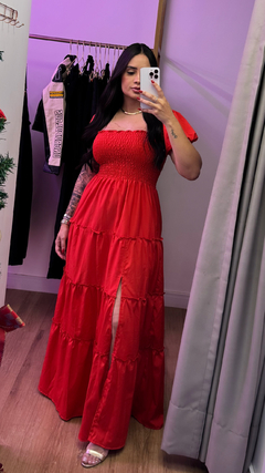 Vestido Longo - Vermelho