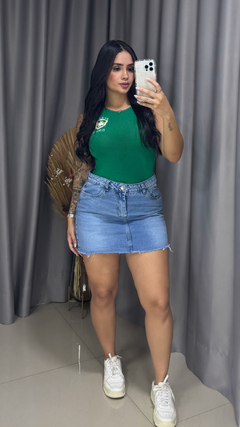 Body Camila Tricot Modal Brasil Verde - comprar online