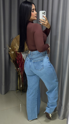 Imagem do Calça Jeans Wide Leg - Lavagem Clara