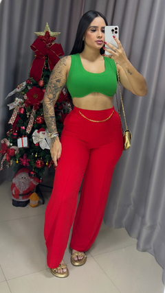 Top Canelado Power - Verde - Anna Closet DF 