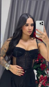 Corset Renda - Preto