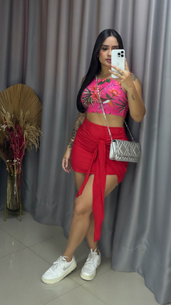 Saia Amarração - Vermelho - comprar online