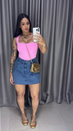 Imagem do Saia Jeans - Lavagem Tradicional