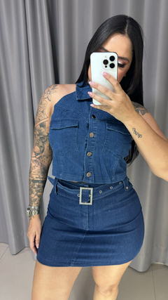 Conjunto Jeans - Lavagem Média na internet